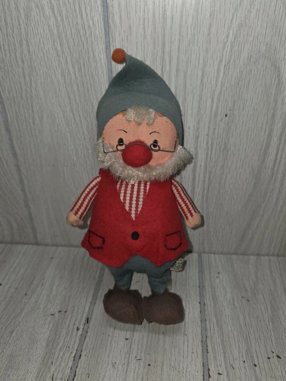 Vintage 1950's Holiday Christmas Elf, Ornament Figure Japan Dream Dolls 8"
